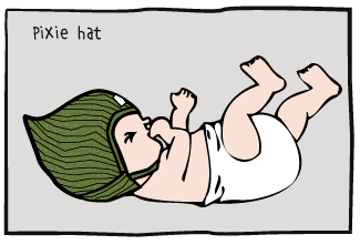 Wool Pixie Hat