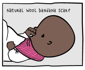 Wool Bandana Scarf