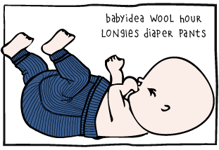Wool Hour Longies Diaper Pants