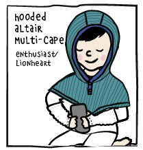 Hooded Altair Multi-Cape