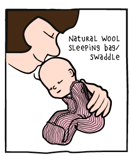 Wool Sleeping Bag / Swaddle