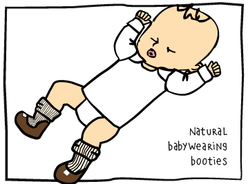 Wool Babywearing Booties
