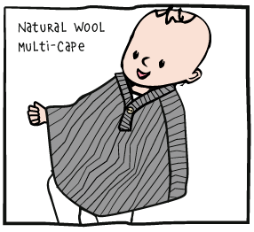 Wool Multi-Cape