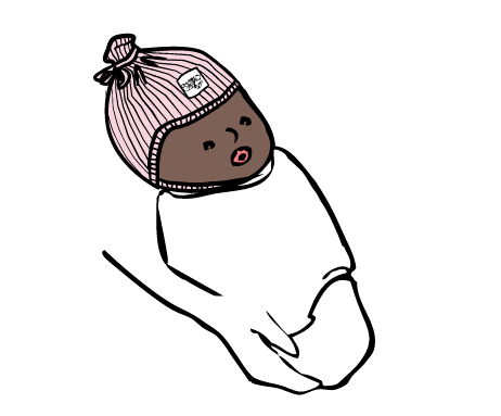 Natural Wool Baby Cap