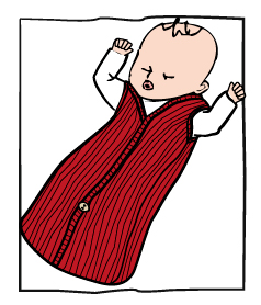Natural Wool Sleeping Bag/Swaddle