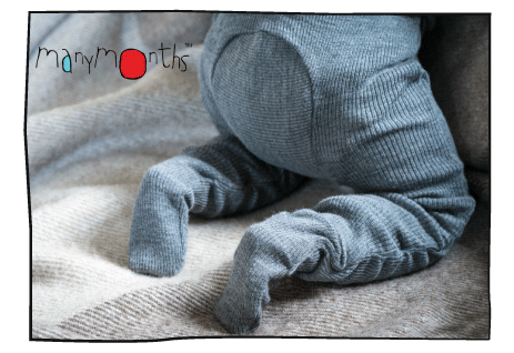 NAME IT Nbmwupsus Wool/Cot Longjohn Leggings, Verde, 74 cm para Bebés